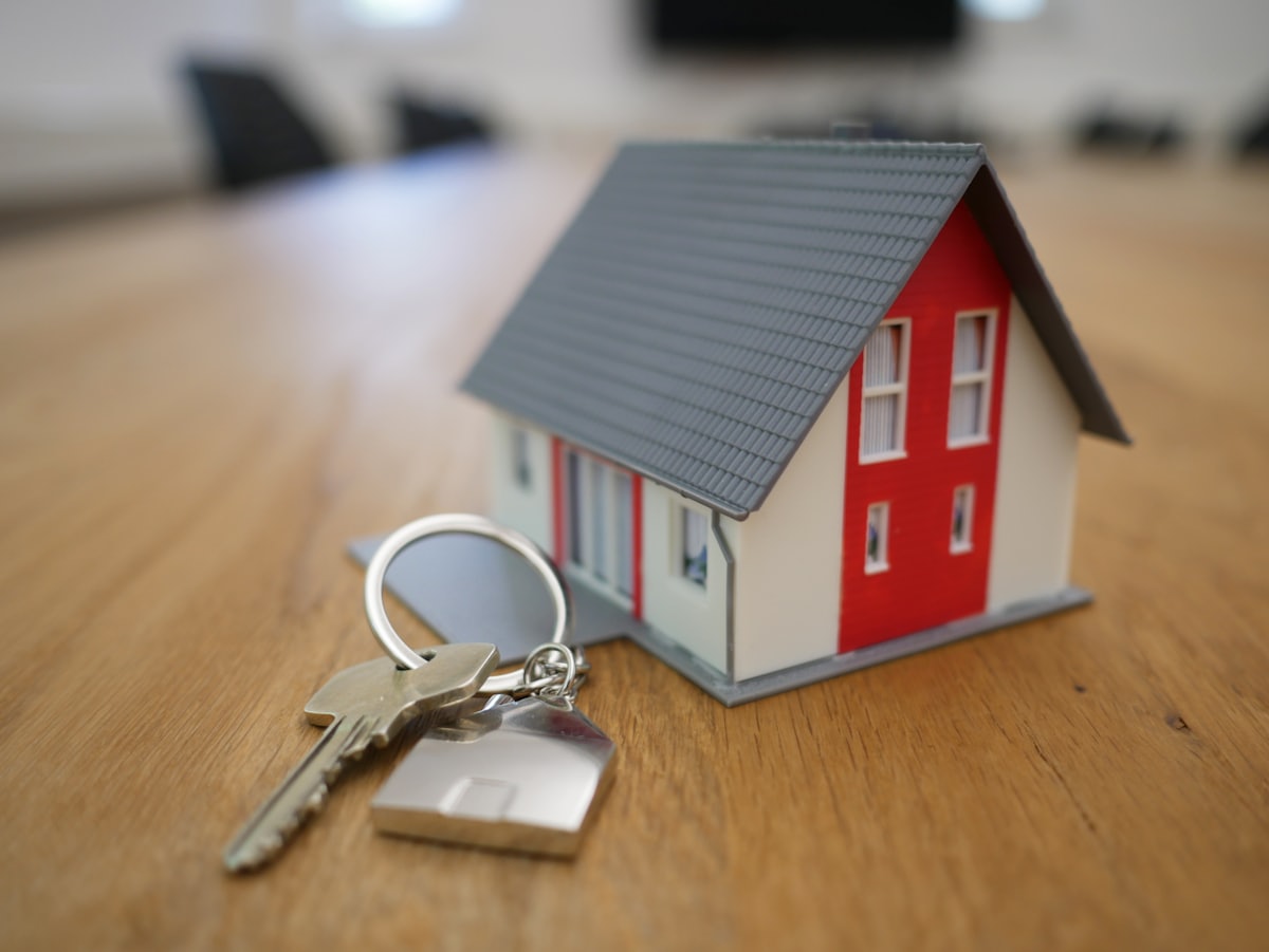 A model house representing real estate